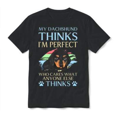 Dog Dogs Fox Dog Breed Unisex T-Shirt - Black