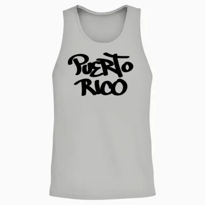Puerto Rico Unisex Tank Top - Ash