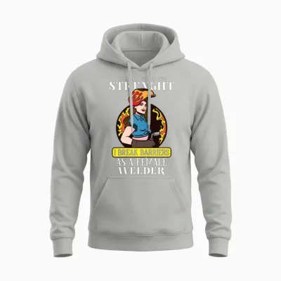 Welder Funny Funny Welding Gift Unisex Hoodie - Ash