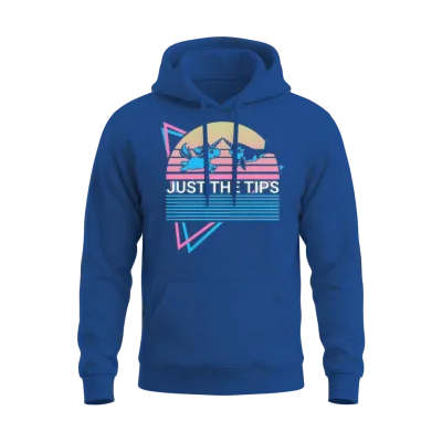 Narwhal Retro Unisex Hoodie - Royal