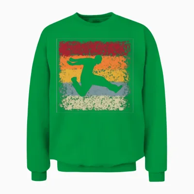 Parkour Retro Unisex Sweatshirt - Irish Green