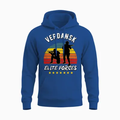 Gaming Verdansk Elite Forces Warzone Gamer Unisex Hoodie - Royal