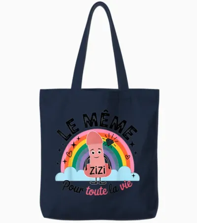 The Same Zizi for All Life T Shirt Evjf Funeral Life Tote Bags - Navy