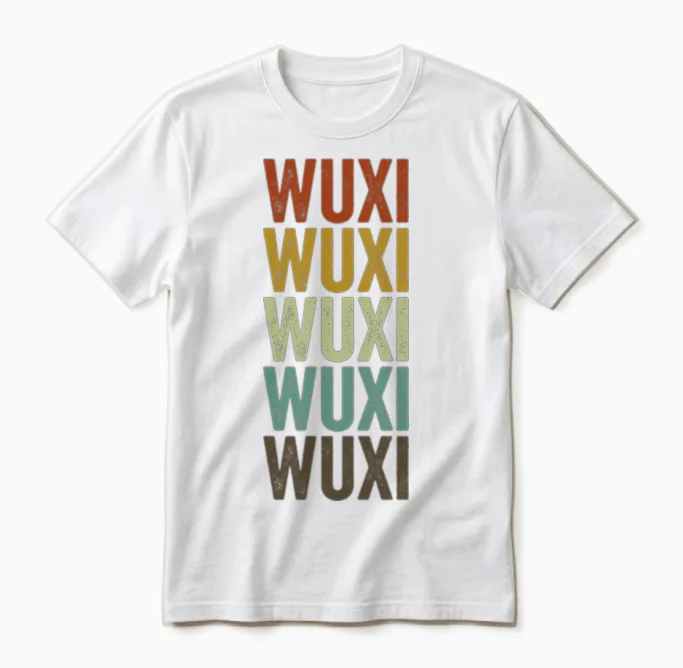 Wuxi China Retro Vintage Unisex T-Shirt - White