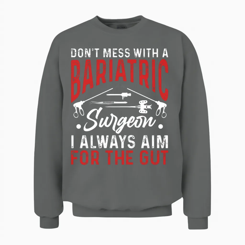 Funny Gastric Unisex Sweatshirt in Graphite Heather