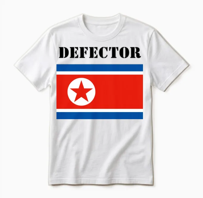 North Korea: Defector Unisex T-Shirt in White