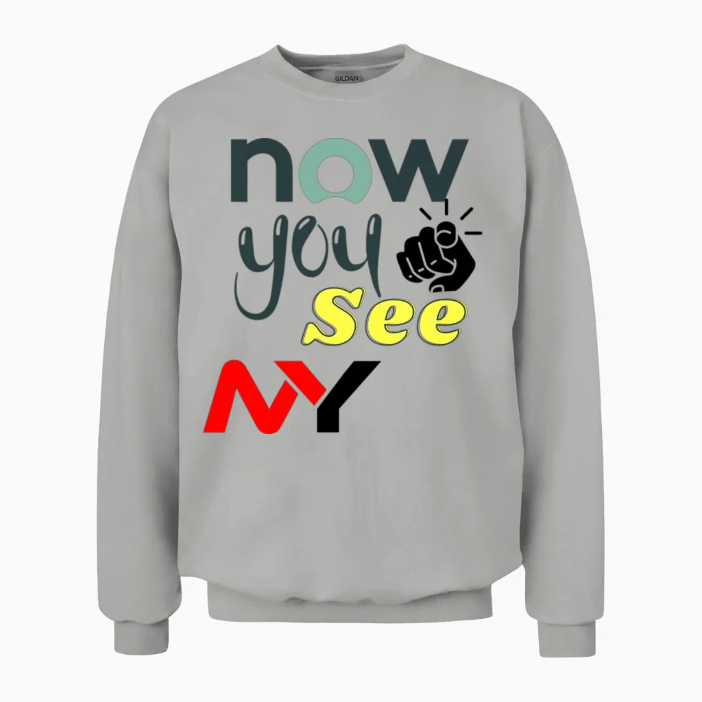 New Year Happy New Year Unisex Sweatshirt in Ash
