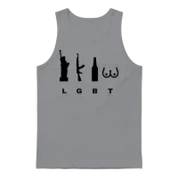 The True Meaning of the Word Lgbt Unisex Tank Top - Sport Grey – 1