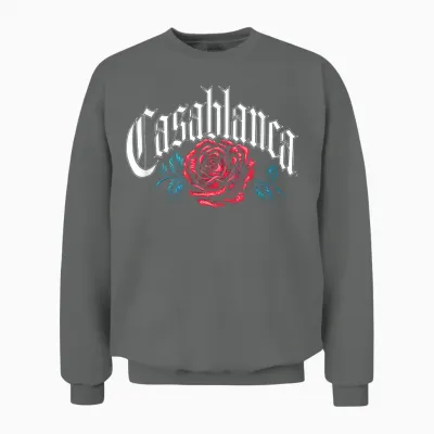 Casablanca Morocco — Iconic City and Mediterranean Atmosphere T-Shirt, Black, S Unisex Sweatshirt - Graphite Heather