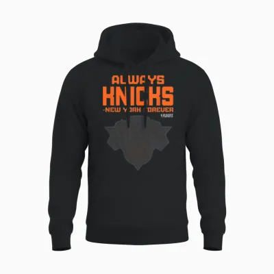 Mantra Knicks Plakat Für Die Nba 2026 Playoffs Unisex Hoodie - Black