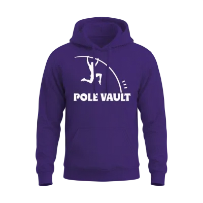 Pole Vault Unisex Hoodie - Purple