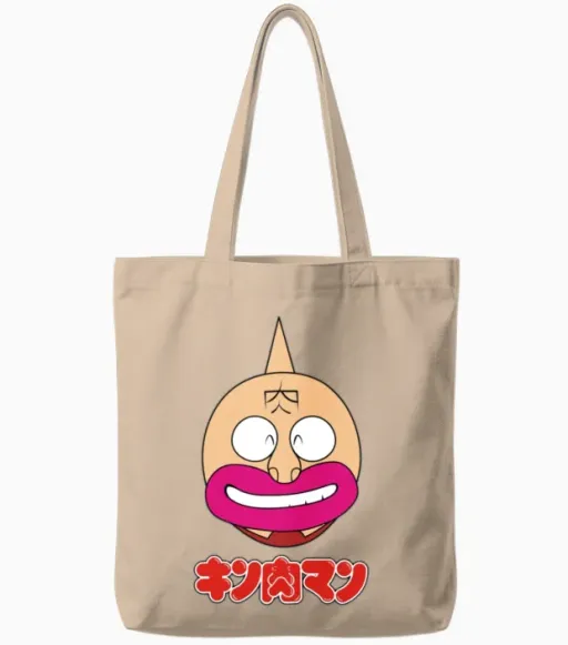 Kinnikuman Nisei Tote Bags - Natural
