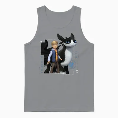 Dragons: the Nine Realms Tom and Thunder Unisex Tank Top - Sport Grey