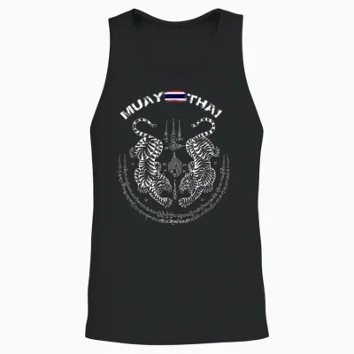 Muay Thai Kickboxing Thailand T-Shirt T-Shirt, Black, S Unisex Tank Top - Black