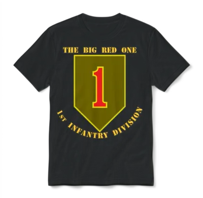1st Infantry Division Unisex T-Shirt - Black
