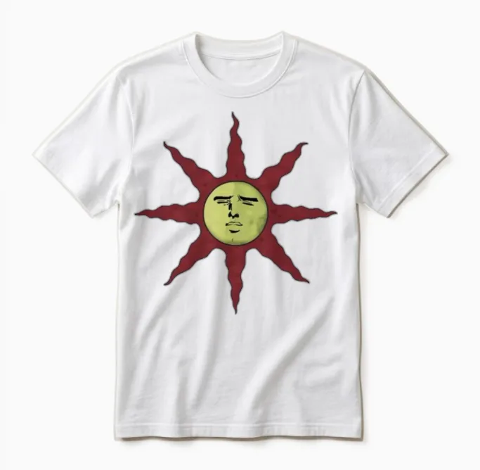 Solaire's Sun Unisex T-Shirt in White