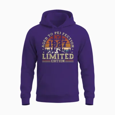 Jahrgang 1927 Retro Vintage Unisex Hoodie - Purple