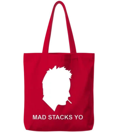 Jesse Pinkman Aaron Paul Mad Stacks Yo Breaking Tote Bags - Red