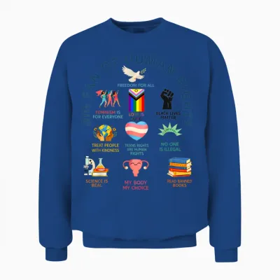 Großer Fan Der Menschenrechte | Freiheit Für Alle Gleichheit Design Unisex Sweatshirt - Royal