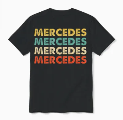 Name Mercedes Unisex T-Shirt - Black