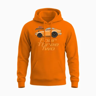Four Orange Unisex Hoodie - Safety Orange