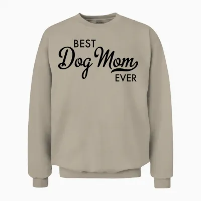 Dog Mom Unisex Sweatshirt - Sand