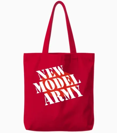 New Model Army Logo Tote Bags - Red