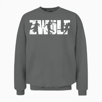 12th Birthday Retro Handball Fan Player 12 Years Boy T-Shirt, Black Unisex Sweatshirt - Graphite Heather