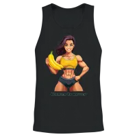 Designs for Fitness Enthusiasts, Strong and Sweet Unisex Tank Top - Black – 2