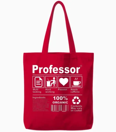 Professor Tote Bags - Red