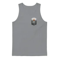 Dog in Pocket Lovers Unisex Tank Top - Sport Grey – 1