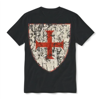 Knights Templar Unisex T-Shirt - Black