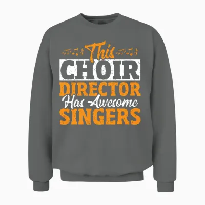 Musical Choir Church Singer Choral Choir Director Unisex Sweatshirt - Graphite Heather