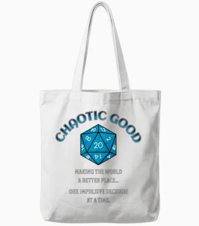 D20 Alignment Cg Tote Bags - White