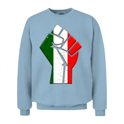 Italy Flag Italian Country Pride Native Family Unisex Sweatshirt - Light Blue