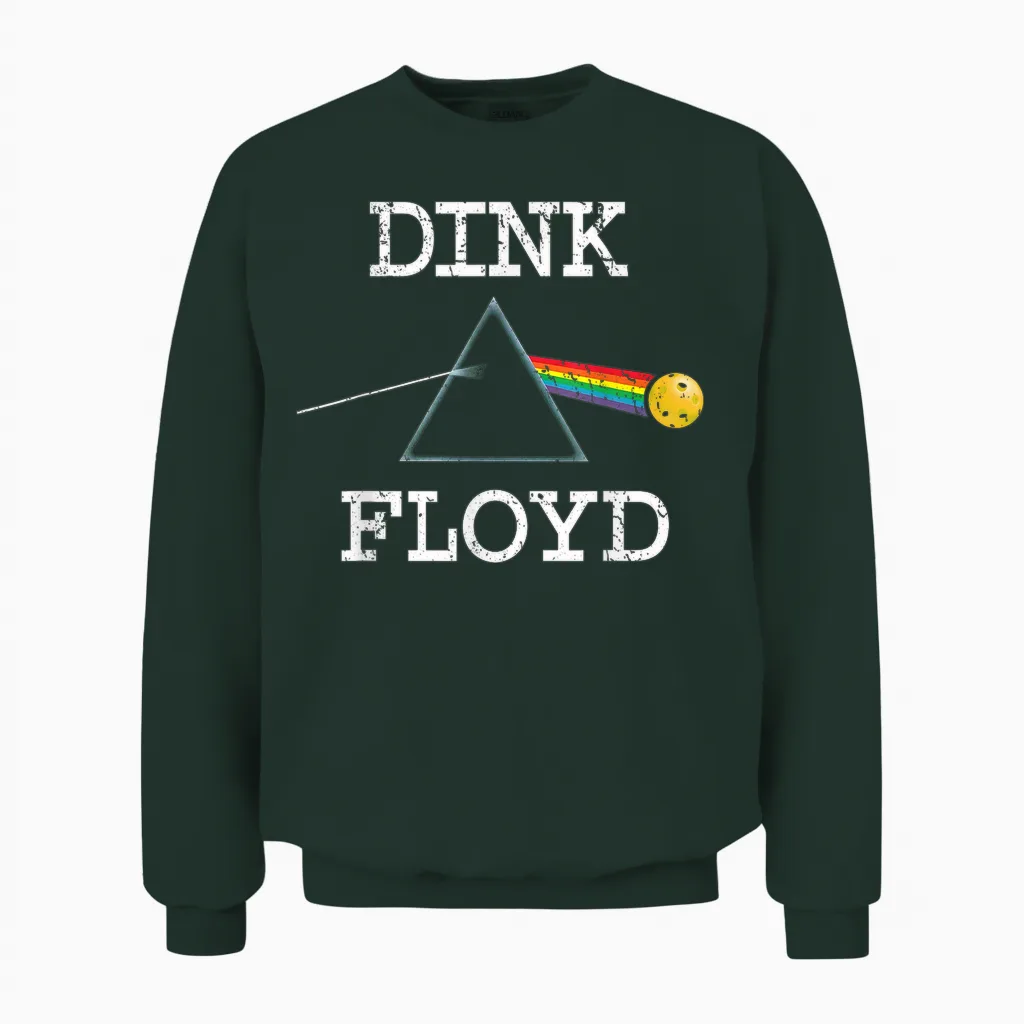 Funny Pickleball Shirt. Dink Player Usa Vintage Retro Unisex Sweatshirt in Forest