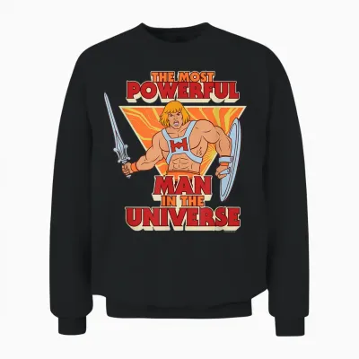 Masters of the Universe L'homme Le Plus Puissant De L'univers Unisex Sweatshirt - Black
