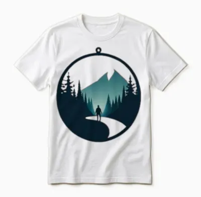 Hiking Unisex T-Shirt - White