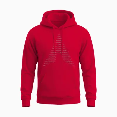 Arch Linux Unisex Hoodie - Red
