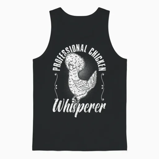 Hühnerhauben Hühnerzucht Landwirtschaft Feder Viehzüchter Unisex Tank Top - Black