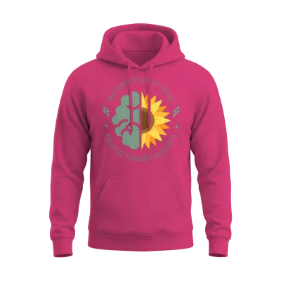 Unisex Shawl Collar Unisex Hoodie - Heliconia