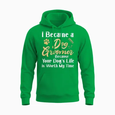 Dog Groomer Dog Grooming Unisex Hoodie - Irish Green