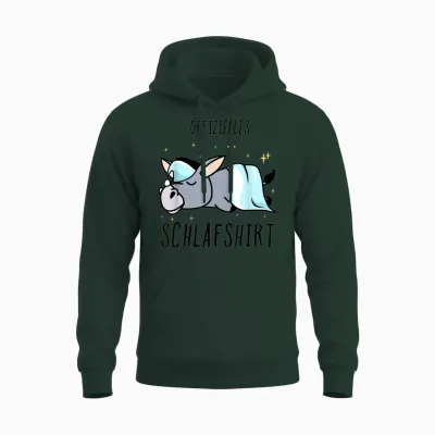 Esel Pyjama Schlafanzug Unisex Hoodie - Forest