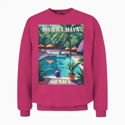 Riviera Maya Unisex Sweatshirt - Heliconia