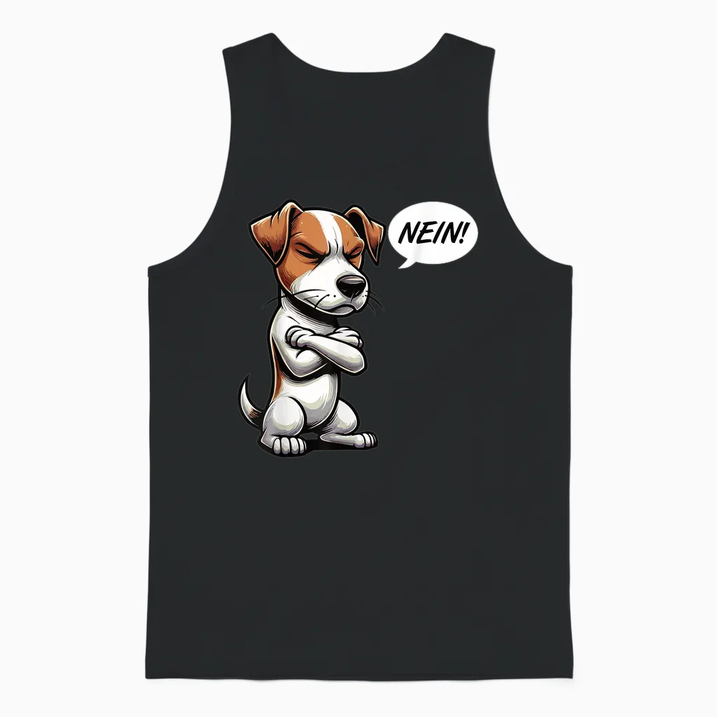 Nein Jack Russell Terrier Jack Russell Liebhaber Jackie Hund Unisex Tank Top in Black