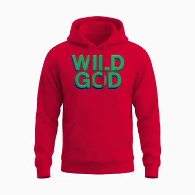 Nick Cave and the Bad Seeds - Green Wild God Unisex Hoodie - Red