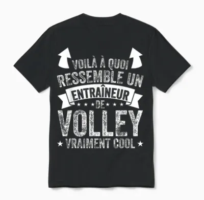 Coach Volleyball Un Entraîneur De Volley Vraiment Cool Unisex T-Shirt - Black