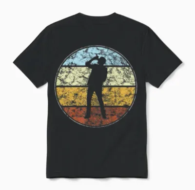 Singing Retro Unisex T-Shirt - Black