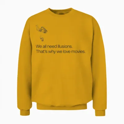 Cinephile Unisex Sweatshirt - Gold