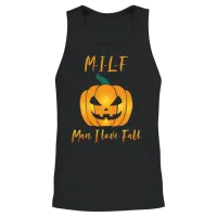 Milf Man I Love Fall Funny Unisex Tank Top - Black – 2